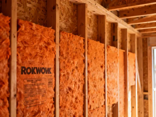 ROCKWOOL residential wall insulation installation