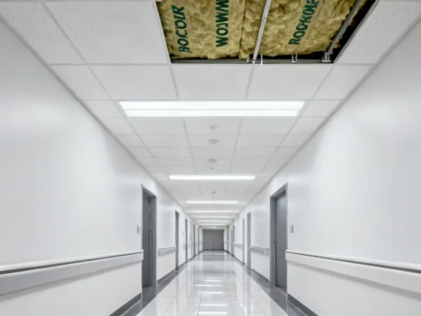ROCKWOOL acoustic insulation in healthcare facility